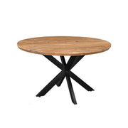 Eettafel Jesper Mangohout Naturel hout 140 cm 140x140x76 cm-Eettafels-Livingfurn