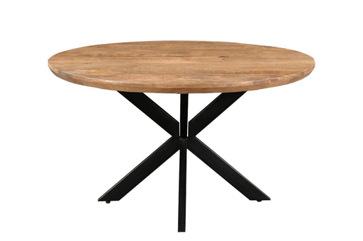 Eettafel Jesper Mangohout Naturel hout 140 cm-Eettafels-Livingfurn