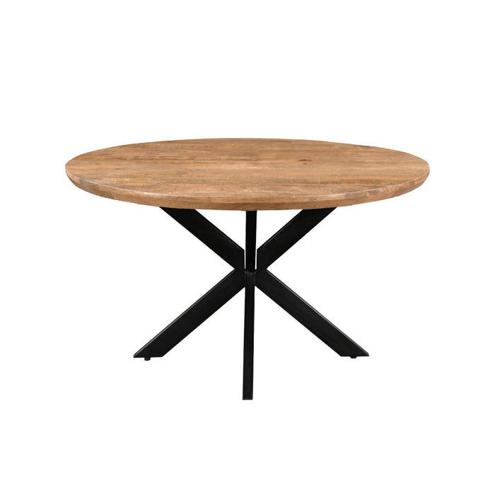 Eettafel Jesper Mangohout Naturel hout 140 cm-Eettafels-Livingfurn