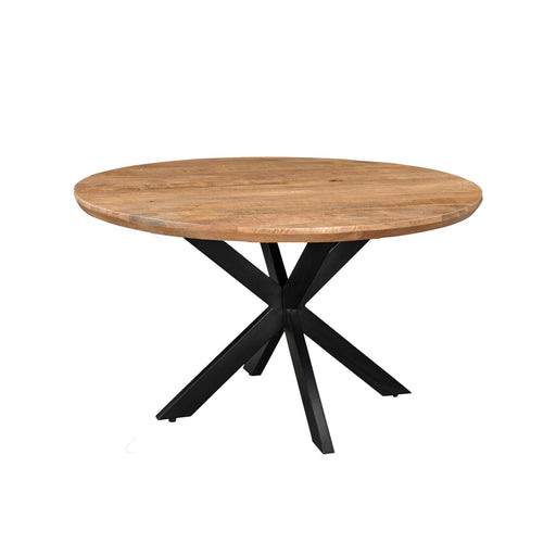 Eettafel Jesper Mangohout Naturel hout 140 cm-Eettafels-Livingfurn
