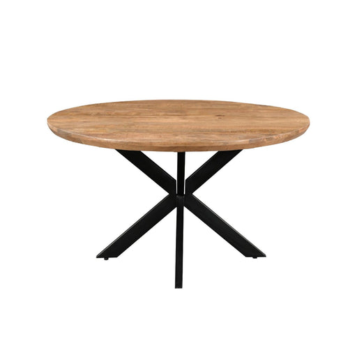 Eettafel Jesper Mangohout Naturel hout 150 cm 150x150x76 cm-Eettafels-Livingfurn