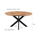 Eettafel Jesper Mangohout Naturel hout 150 cm-Eettafels-Livingfurn