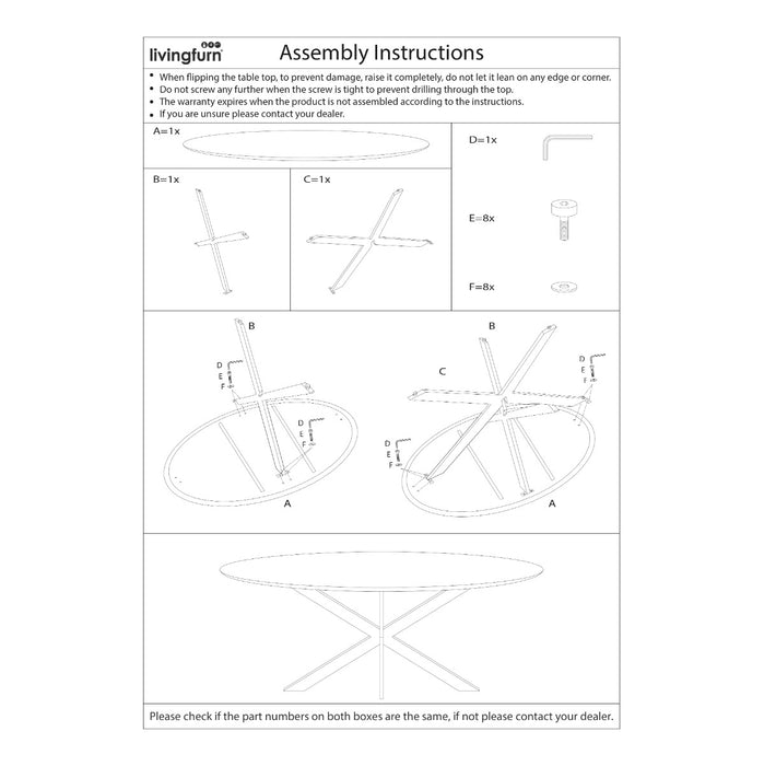 Eettafel Jesper Mangohout Naturel hout 150 cm-Eettafels-Livingfurn
