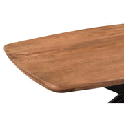Eettafel Jesper Mangohout Naturel hout 180x90 cm 13861-Eettafels-Livingfurn