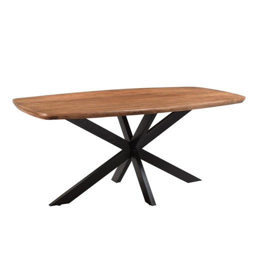 Eettafel Jesper Mangohout Naturel hout 180x90 cm-Eettafels-Livingfurn