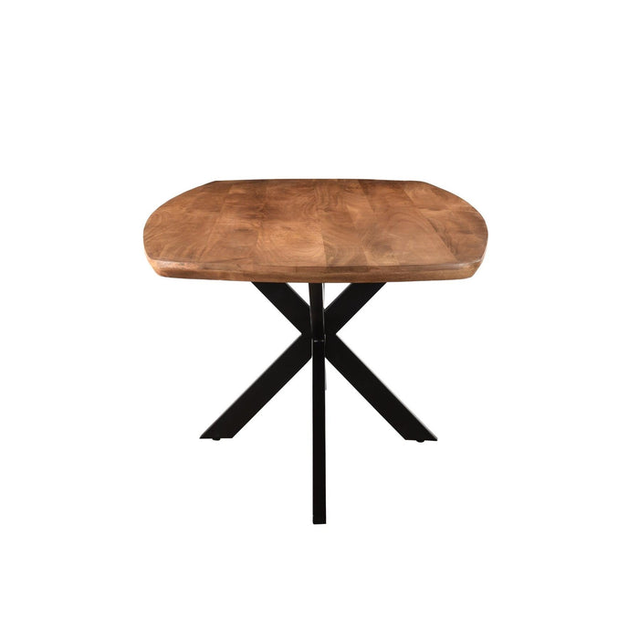 Eettafel Jesper Mangohout Naturel hout 180x90 cm-Eettafels-Livingfurn