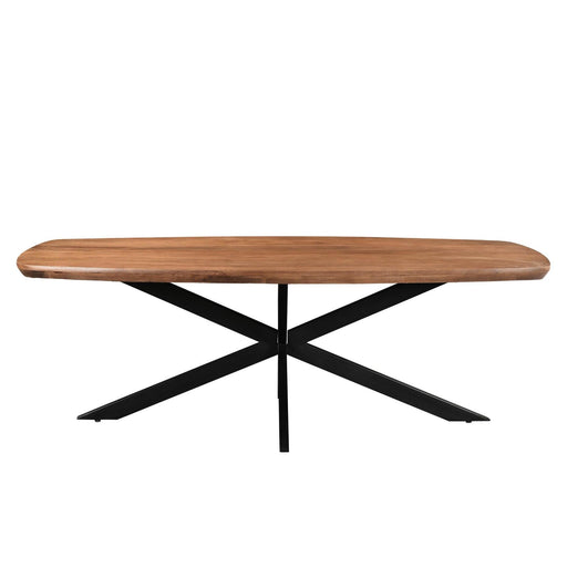 Eettafel Jesper Mangohout Naturel hout 180x90 cm-Eettafels-Livingfurn