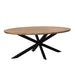 Eettafel Jesper Mangohout Naturel hout 210x100 cm-Eettafels-Livingfurn