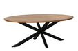 Eettafel Jesper Mangohout Naturel hout 210x100 cm-Eettafels-Livingfurn
