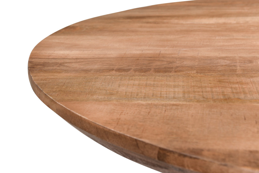 Eettafel Jesper Mangohout Naturel hout 210x100 cm-Eettafels-Livingfurn