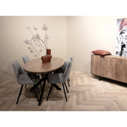 Eettafel Jesper Mangohout Naturel hout 210x100 cm-Eettafels-Livingfurn