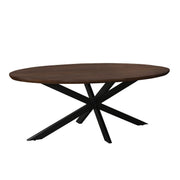 Eettafel Jesper Mangohout Naturel hout 210x110 cm-Eettafels-Livingfurn