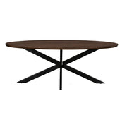 Eettafel Jesper Mangohout Naturel hout 210x110 cm-Eettafels-Livingfurn