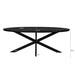 Eettafel Jesper Mangohout Naturel hout 240x110 cm-Eettafels-Livingfurn