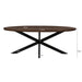 Eettafel Jesper Mangohout Naturel hout 240x110 cm-Eettafels-Livingfurn