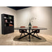Eettafel Jesper Mangohout Zwart 180x90 cm-Eettafels-Livingfurn