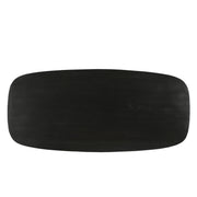 Eettafel Jesper Mangohout Zwart 210x105 cm-Eettafels-Livingfurn