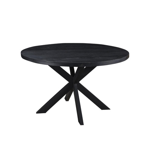 Eettafel Kala Mangohout Zwart 150 cm-Eettafels-Livingfurn
