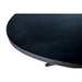 Eettafel Kala Mangohout Zwart 160x90 cm-Eettafels-Livingfurn