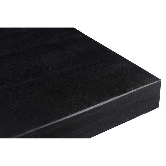 Eettafel Kala Mangohout Zwart 200x100 cm 12184-Eettafels-Livingfurn