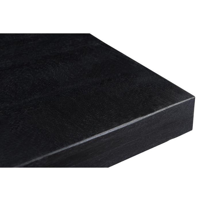 Eettafel Kala Mangohout Zwart 220x100 cm-Eettafels-Livingfurn