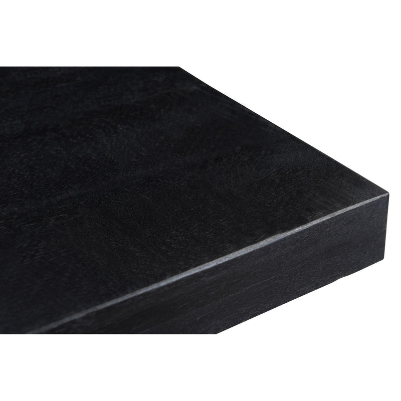 Eettafel Kala Mangohout Zwart 240x100 cm-Eettafels-Livingfurn