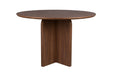 Eettafel Laurent MDF Bruin Ø120x75 cm-Eettafels-Creating Home