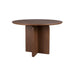 Eettafel Laurent MDF Bruin Ø120x75 cm-Eettafels-Creating Home