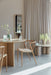 Eettafel Laurent MDF Naturel 120x120 cm-Eettafels-Creating Home