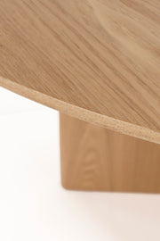 Eettafel Laurent MDF Naturel 120x120 cm-Eettafels-Creating Home