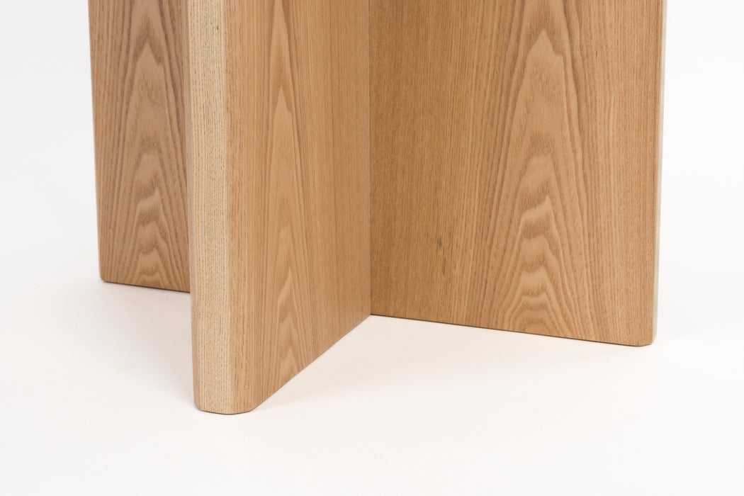 Eettafel Laurent MDF Naturel 120x120 cm-Eettafels-Creating Home