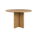 Eettafel Laurent MDF Naturel 120x120 cm-Eettafels-Creating Home