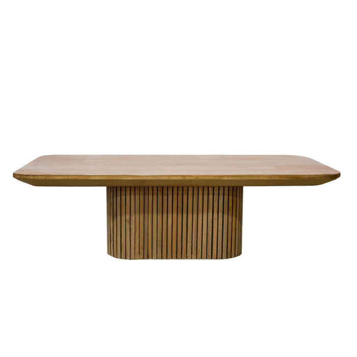 Eettafel Lausanne Teakhout Naturel hout 230x110 cm-Eettafels-Livingfurn
