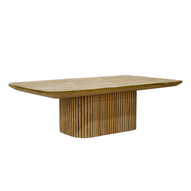 Eettafel Lausanne Teakhout Naturel hout 230x110 cm-Eettafels-Livingfurn