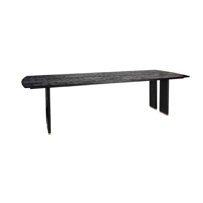 Eettafel Liber Mangohout Zwart 200cm-Eettafels-PTMD