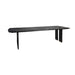 Eettafel Liber Mangohout Zwart 200cm-Eettafels-PTMD
