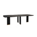 Eettafel Liber Mangohout Zwart 240cm-Eettafels-PTMD