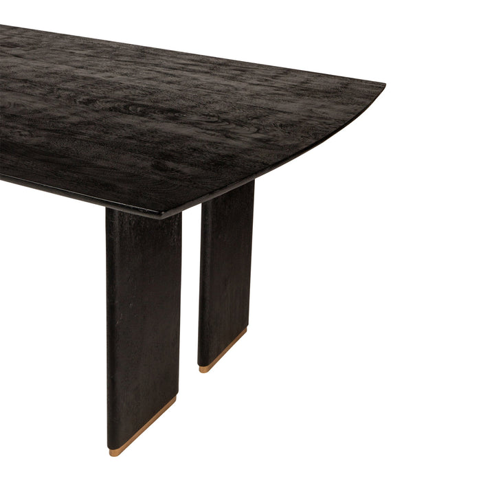 Eettafel Liber Mangohout Zwart 280cm-Eettafels-PTMD