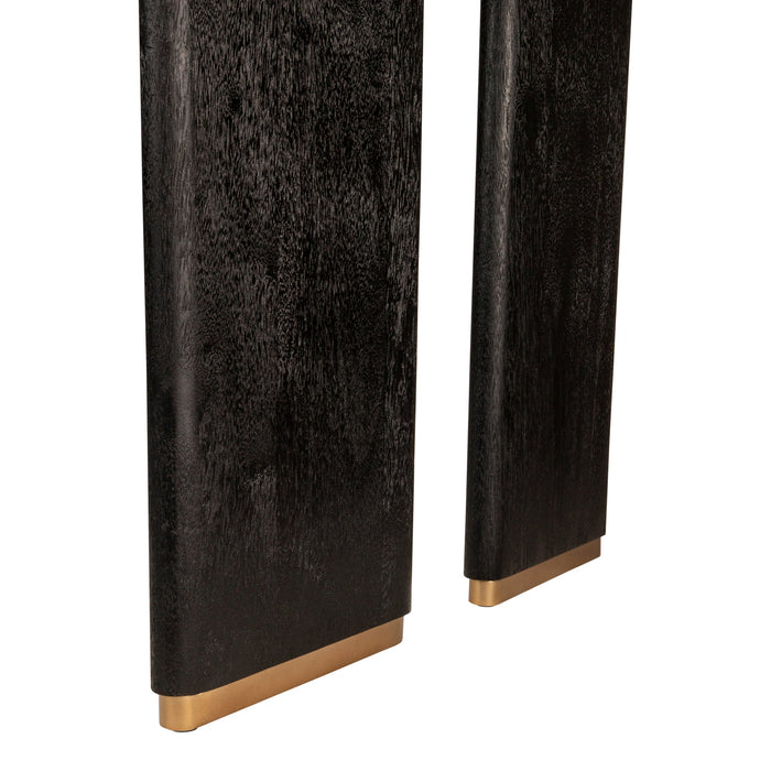Eettafel Liber Mangohout Zwart 280cm-Eettafels-PTMD
