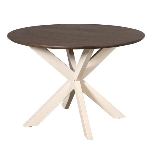 Eettafel Madison Bruin - 110 cm - Poot Zand-Eettafels-Starfurn