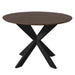 Eettafel Madison Bruin - 110 cm - Poot Zwart-Eettafels-Starfurn
