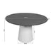 Eettafel Madison Bruin - 150 cm-Eettafels-Starfurn