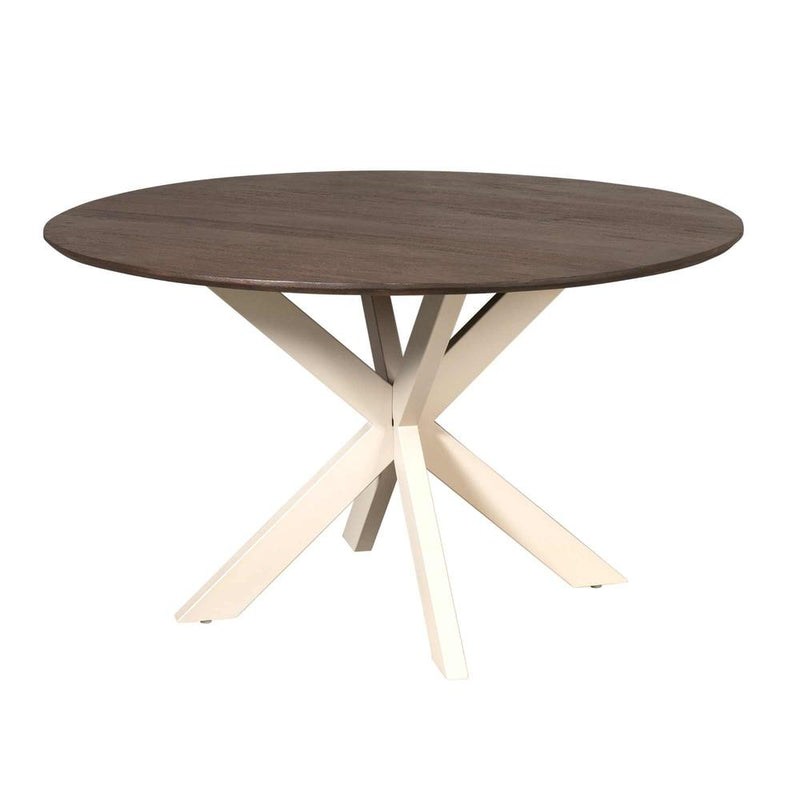 Eettafel Madison Bruin 150 cm Poot Zand 150x150x76 cm-Eettafels-Starfurn