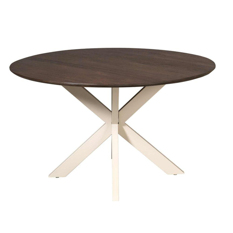Eettafel Madison Bruin 150 cm Poot Zand 150x150x76 cm-Eettafels-Starfurn