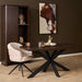 Eettafel Madison Bruin - 160 cm - Deens Ovaal - Poot Zwart-Eettafels-Starfurn