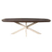 Eettafel Madison Bruin - 200 cm - Deens Ovaal - Poot Zand-Eettafels-Starfurn