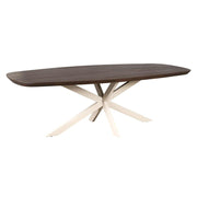 Eettafel Madison Bruin 240 cm Deens Ovaal Poot Zand 240x110x76 cm-Eettafels-Starfurn