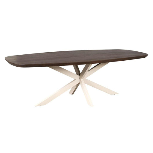Eettafel Madison Bruin - 240 cm - Deens Ovaal - Poot Zand-Eettafels-Starfurn
