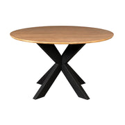 Eettafel Madison Naturel 130 cm 130x130x76 cm-Eettafels-Starfurn