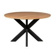 Eettafel Madison Naturel 130 cm 130x130x76 cm-Eettafels-Starfurn